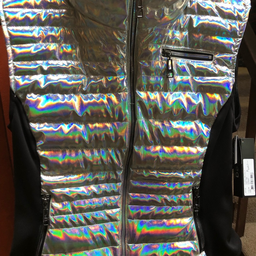 Iridescent Puffer Vest, New with Tags, Skea